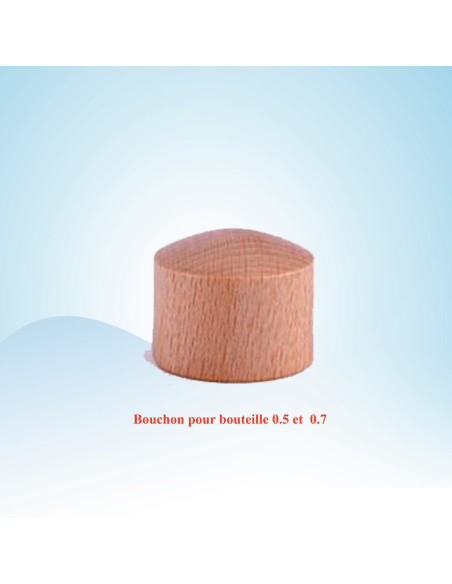 Bouchon bouteille 0.5 et 0.7 l ondes de formes