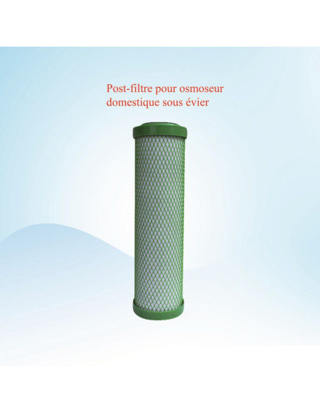 Postfiltre osmoseur domestique sous évier