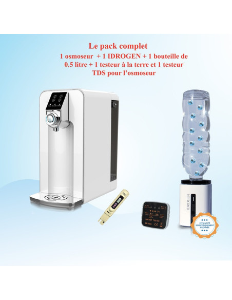 osmoseur domestique et idrogen générateur d'eau hydrogénée