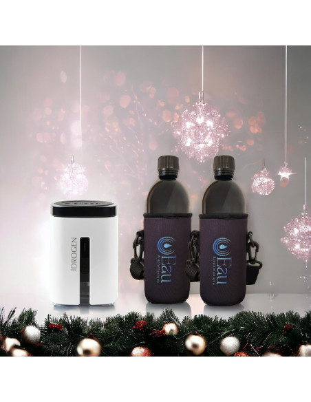 Générateur eau hydrogénée IDROGEN avec 2 BOUTEILLES EAU BIO PHOTONIQUE Générateur eau hydrogénée IDROGEN avec 2 BOUTEILLES EAU BIO PHOTONIQUE
