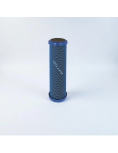 Recharge/ cartouche à charbon actif fritté / compacté  pour filtre eau robinet sur et sous évier