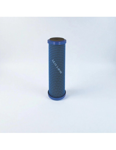 Recharge/ cartouche à charbon actif fritté / compacté  pour filtre eau robinet sur et sous évier