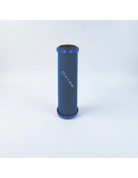 Recharge/ cartouche à charbon actif fritté / compacté  pour filtre eau robinet sur et sous évier