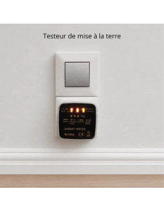 Testeur de mesure à la terre avec diodes