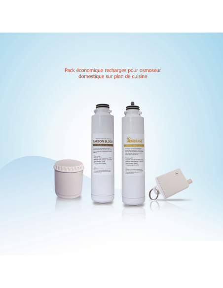 Pack recharges osmoseur domestique