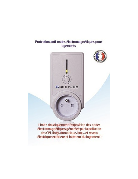 Absoplug Alpha, absorbeur pollution électromagnétiques Absoplug Alpha, absorbeur pollution électromagnétiques