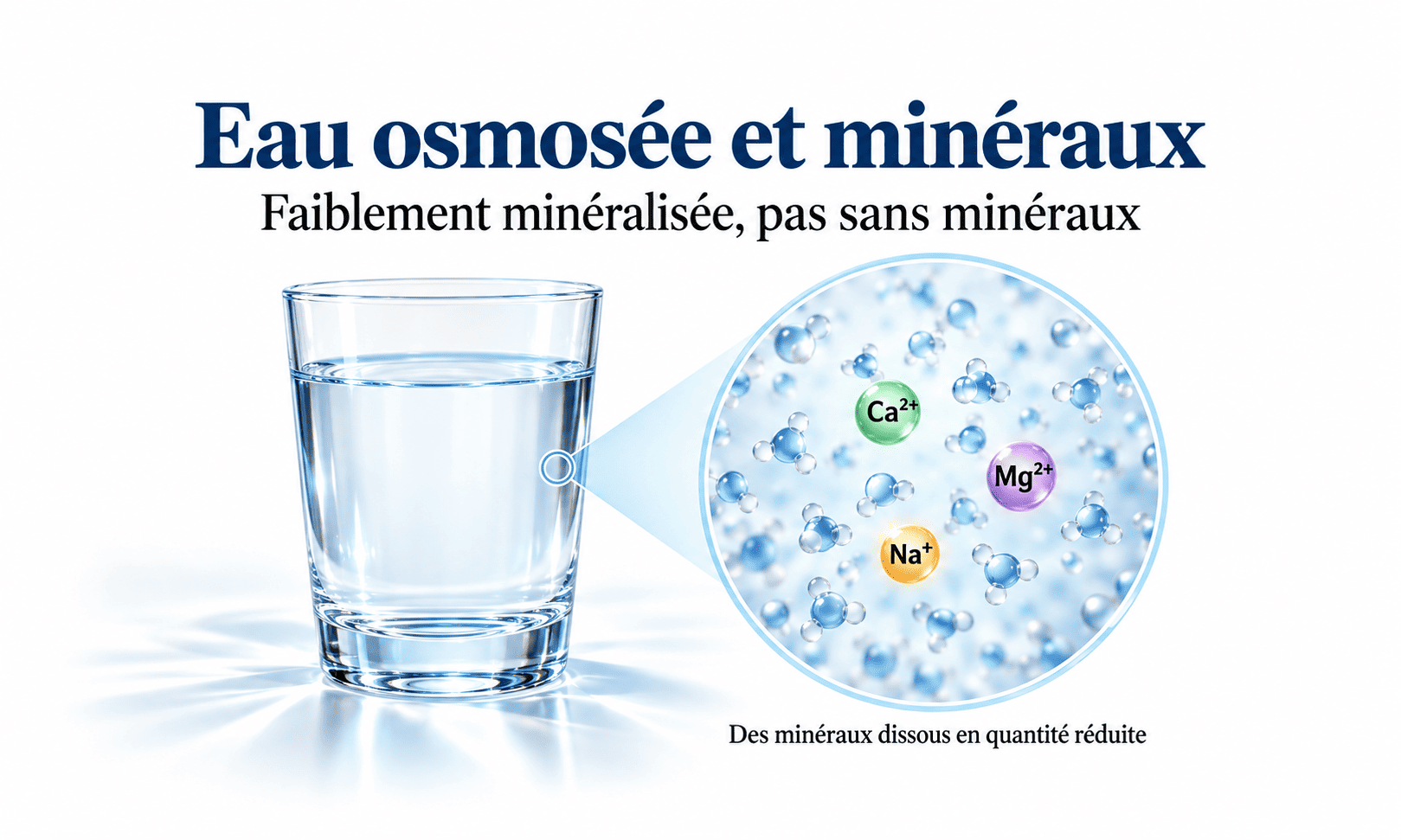 Eau osmosée et minéraux : comprendre sa composition